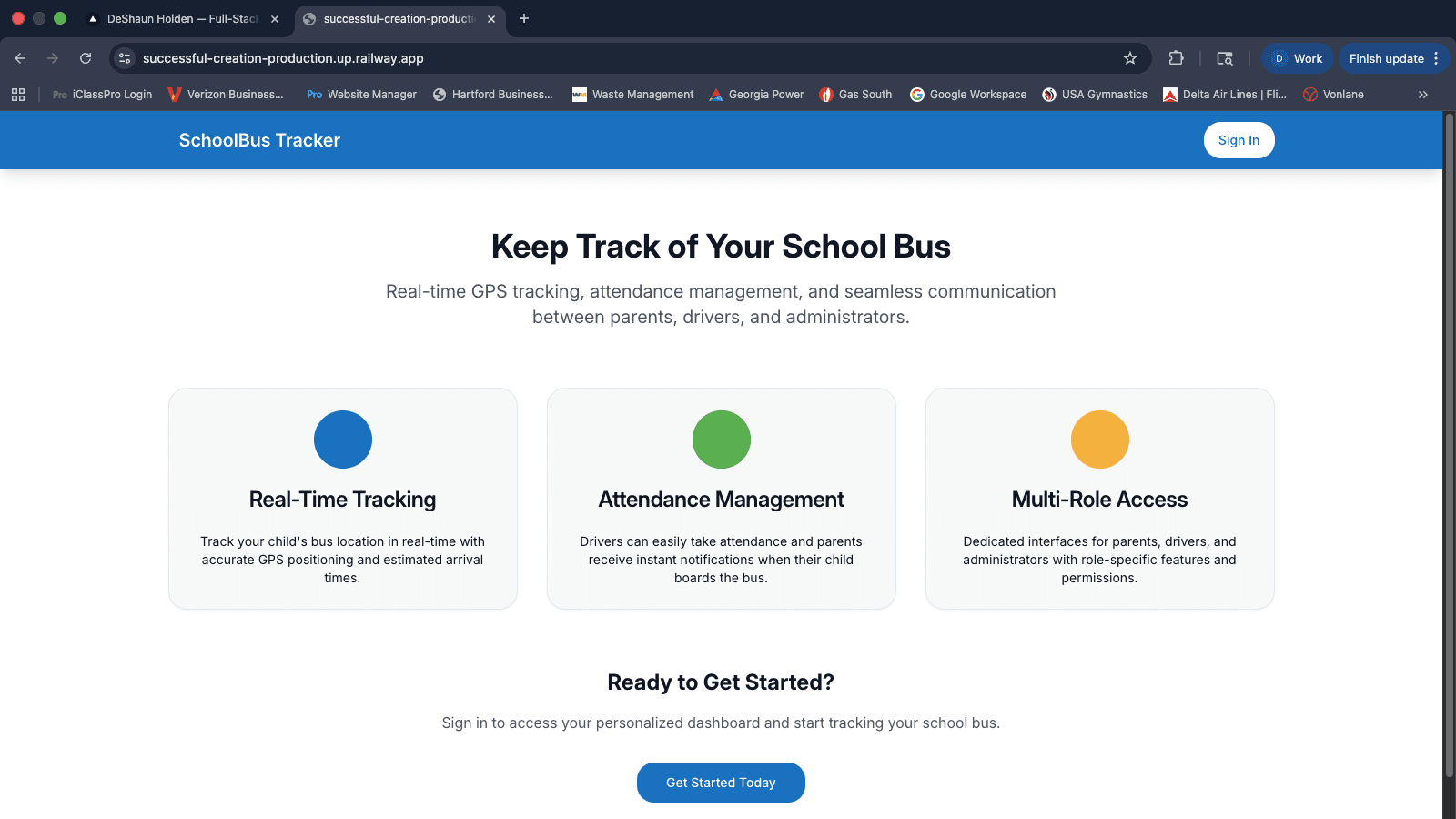 School Bus Tracker screenshot